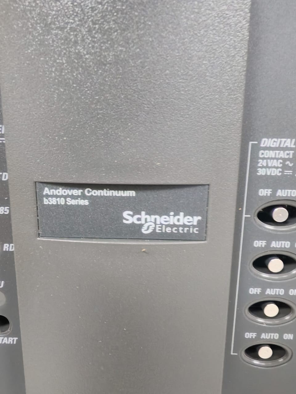 Schneider Electric B3814 SCHNEIDER ELECTRIC B3814 ANDOVER CONTINUUM B3810 SERIES 3