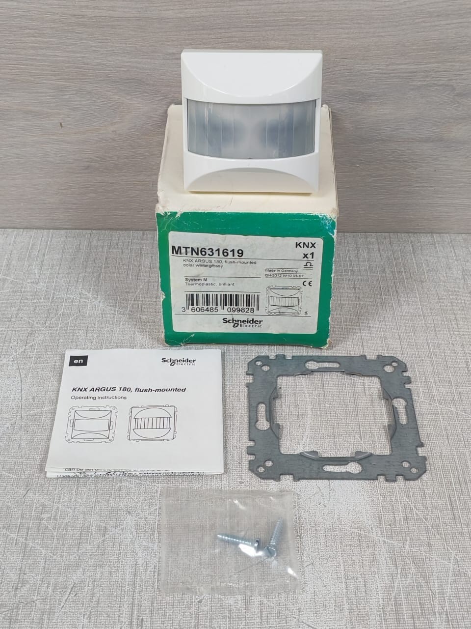 Schneider Electric MTN631619 KNX ARGUS 180 Flush Mount Polar White Gloss