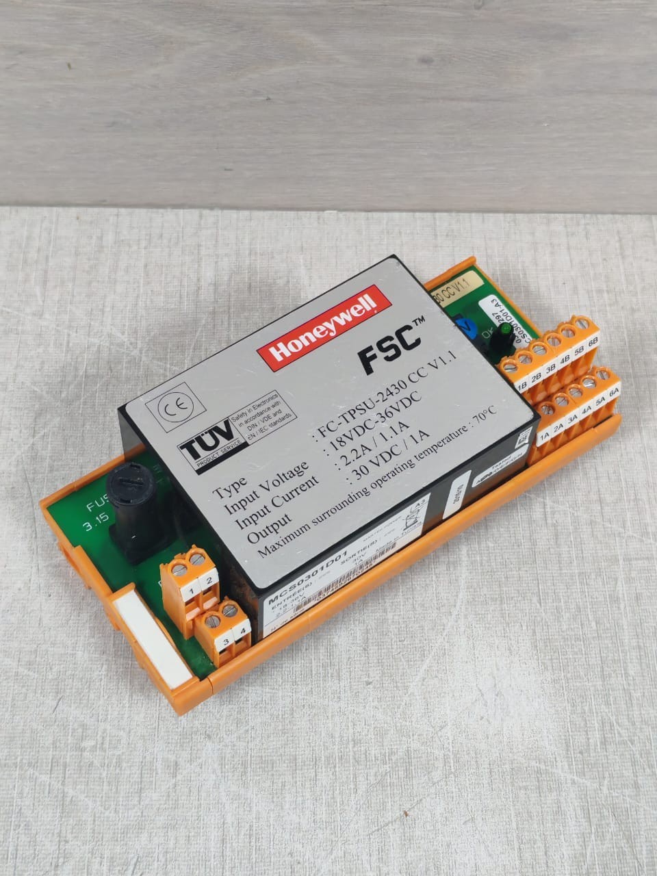 Honeywell TPSU-2430 HONEYWELL FC-TPSU-2430 CC V1.1 / MCS0301D01 POWER SUPPLY CONVERTER 3