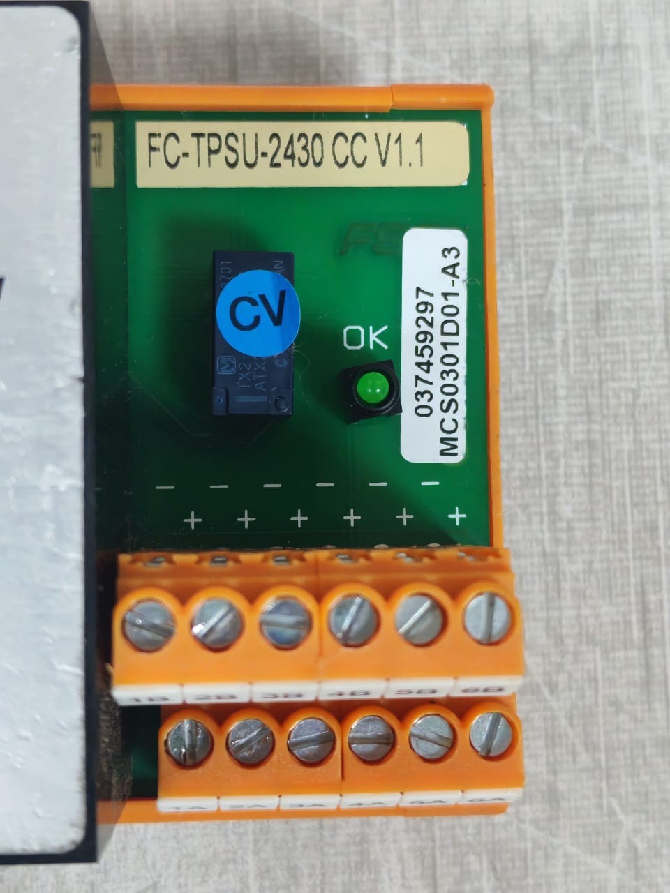 Honeywell TPSU-2430 HONEYWELL FC-TPSU-2430 CC V1.1 / MCS0301D01 POWER SUPPLY CONVERTER 5