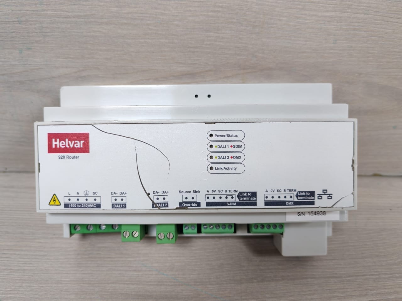 Helvar 920 Helvar 920 Imagine Router with SDIM & DMX SW V5.4.0 REV.35 5