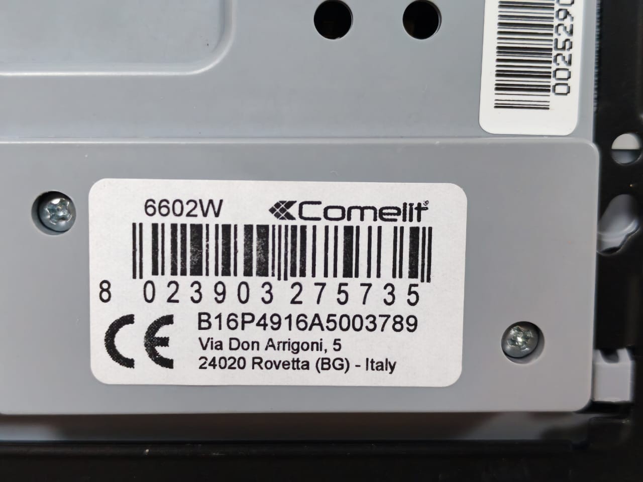 Monitor 6602-W COMELIT 6602W SPEAKERPHONE ICONA MONITOR 7