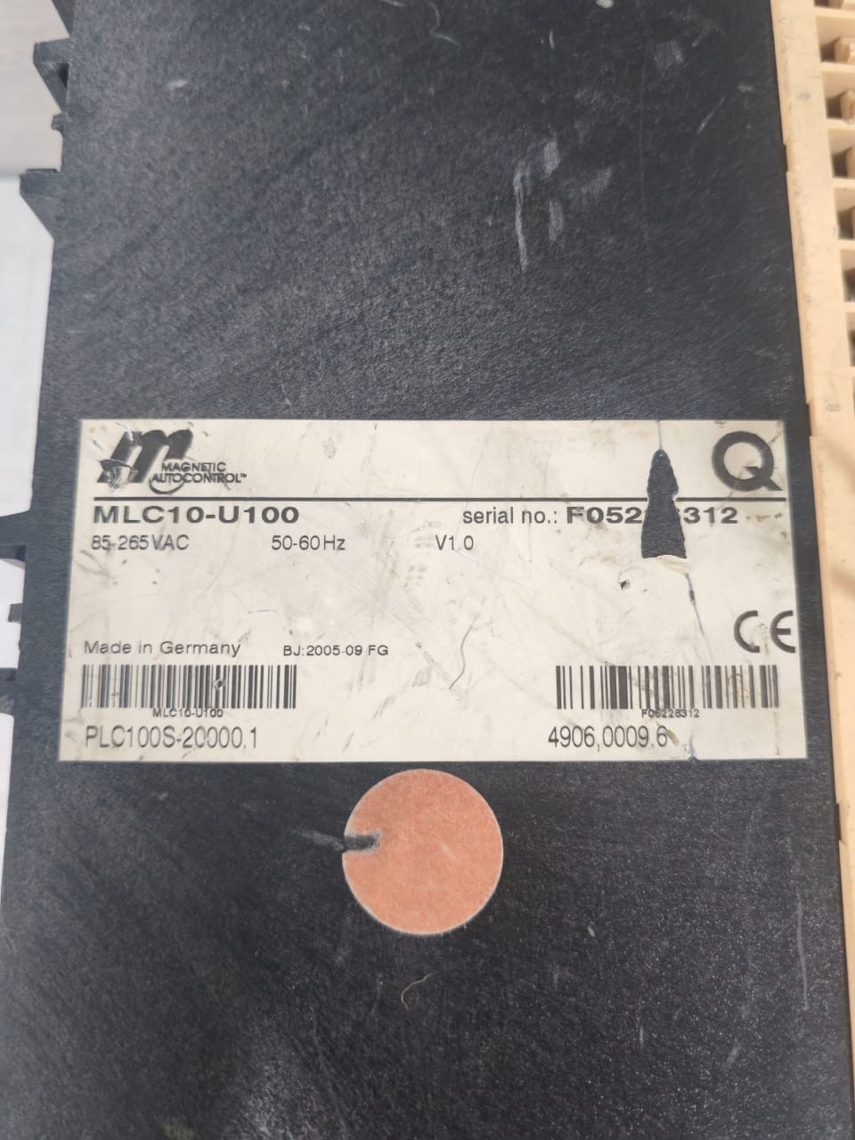 MAGNETIC AUTOCONTROL MLC10-U100 MAGNETIC AUTOCONTROL MLC10-U100 MLC TRACK CONTROLLER 2