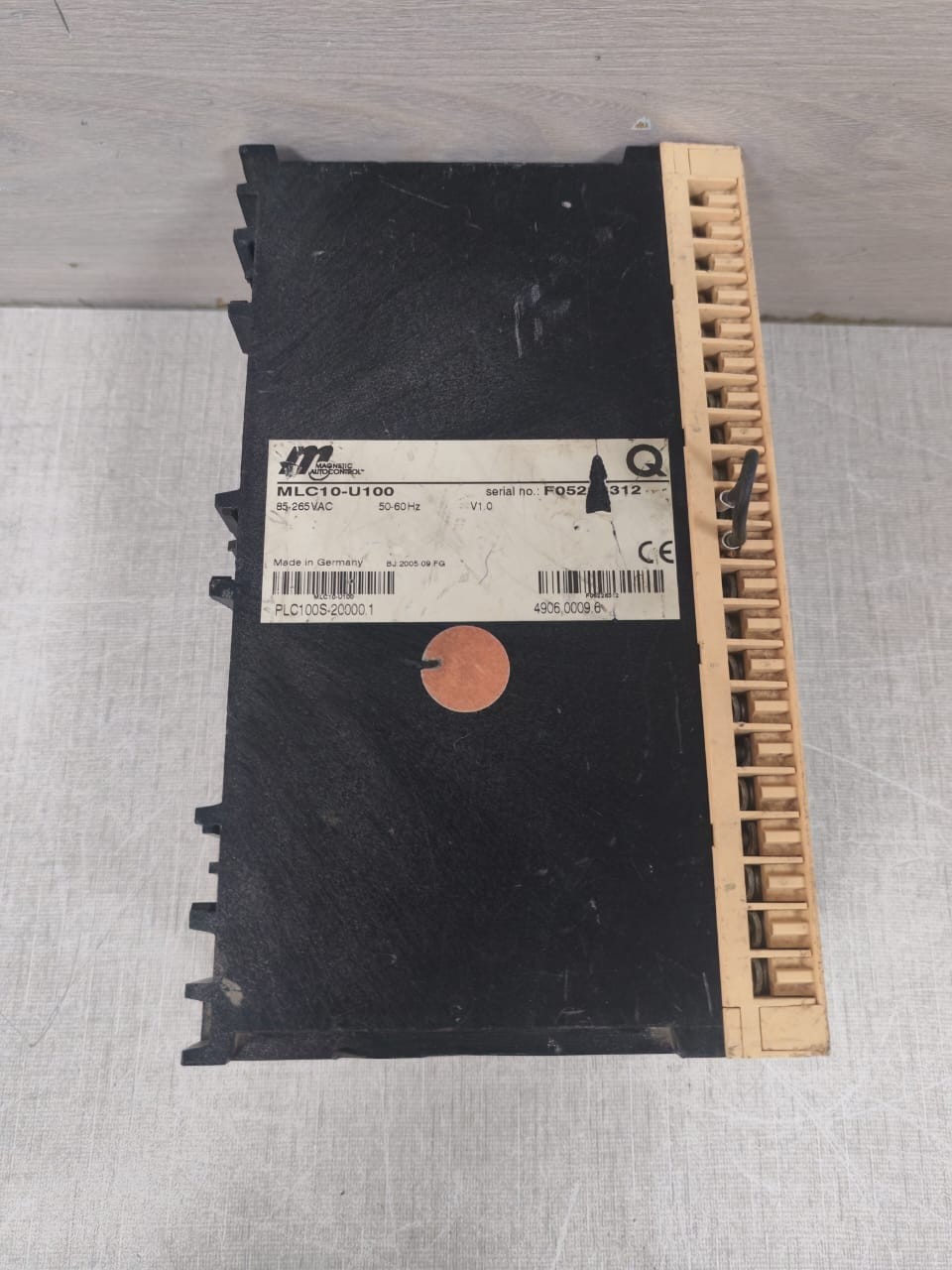 MAGNETIC AUTOCONTROL MLC10-U100 MAGNETIC AUTOCONTROL MLC10-U100 MLC TRACK CONTROLLER 5