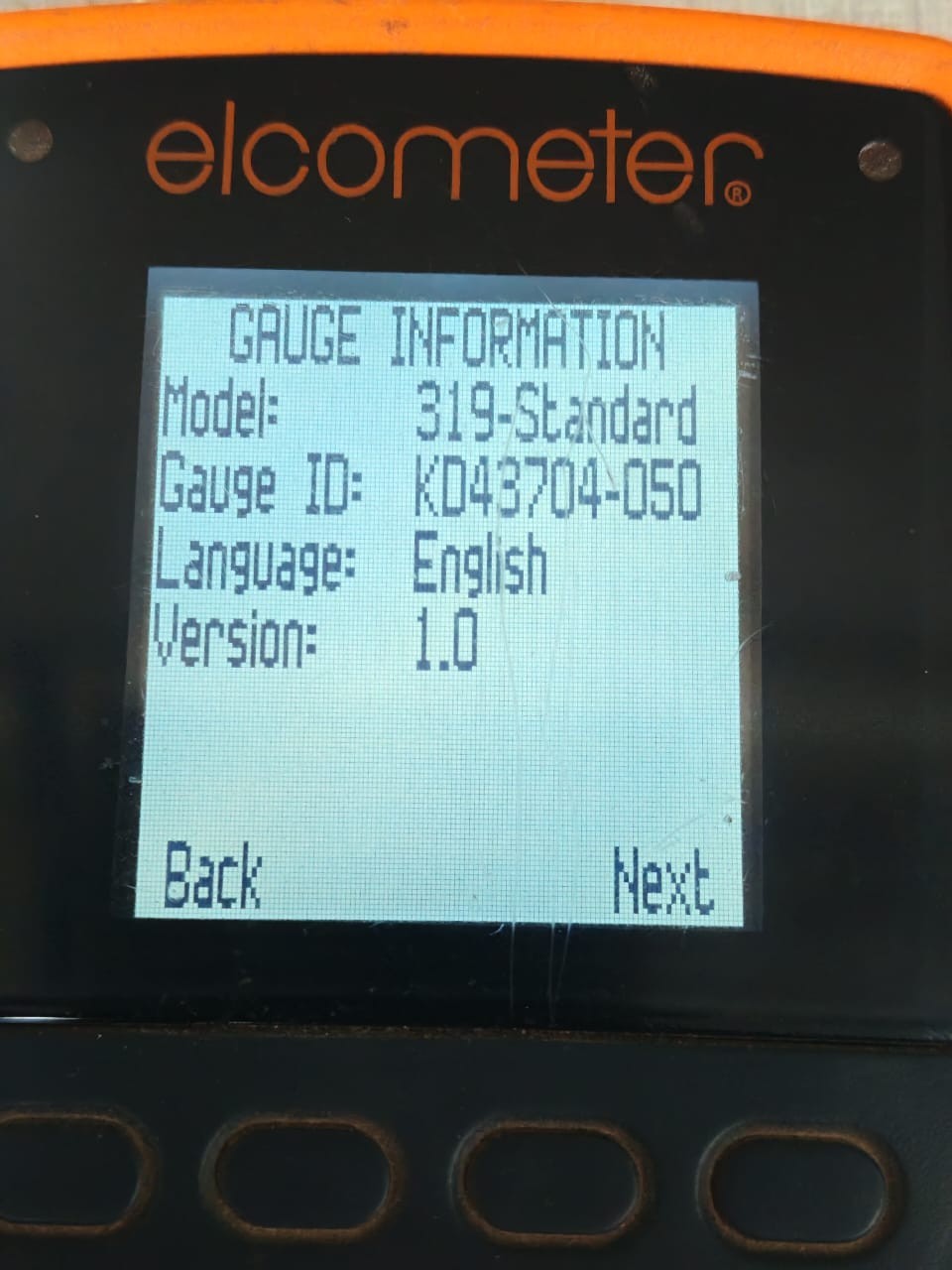 Elcometer KD43704-050 ELCOMETER G319-S 319-STANDARD KD43704-050 VER.1.0 DEW POINT METER - TESTED 2