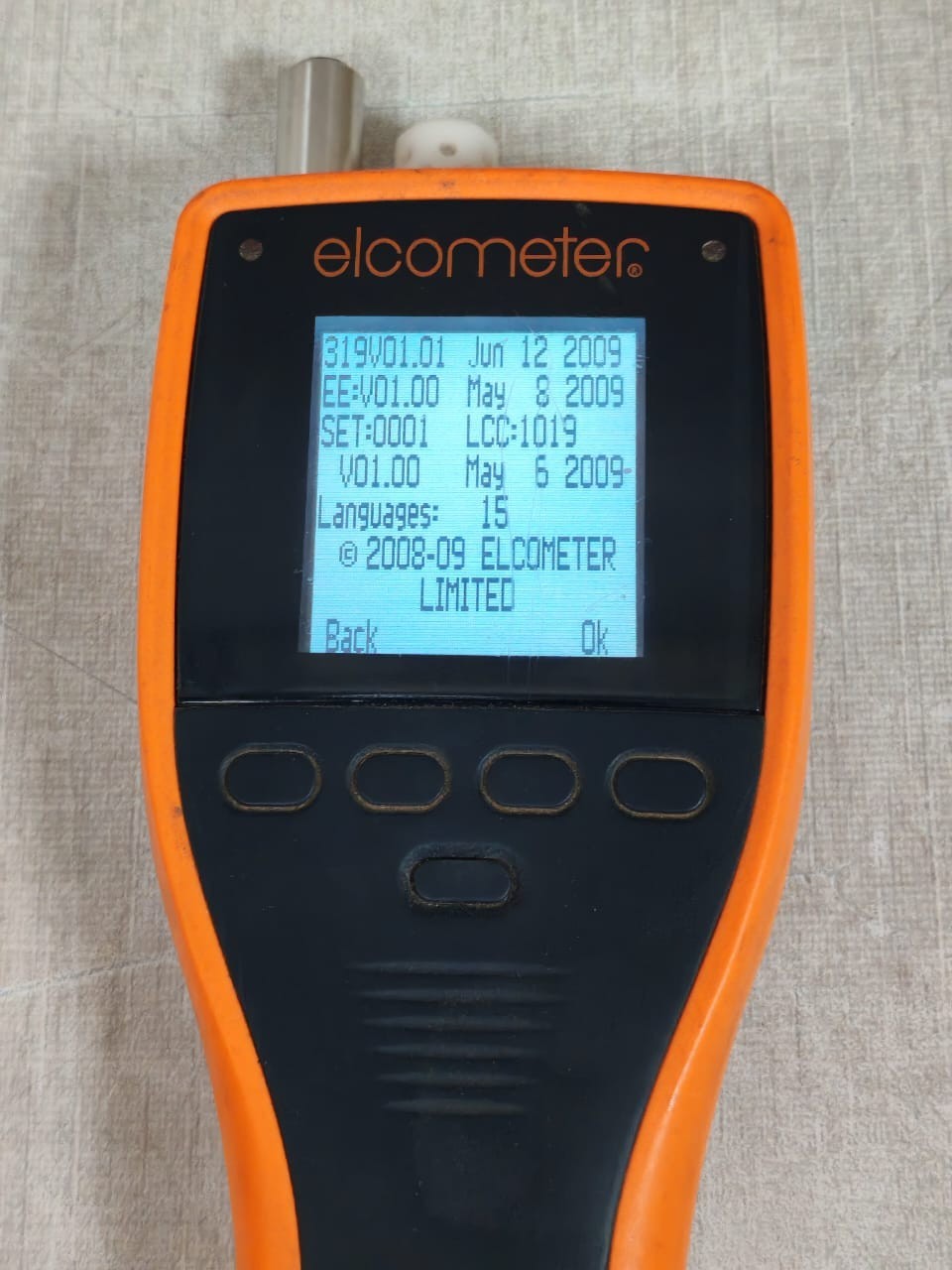 Elcometer KD43704-050 ELCOMETER G319-S 319-STANDARD KD43704-050 VER.1.0 DEW POINT METER - TESTED 4