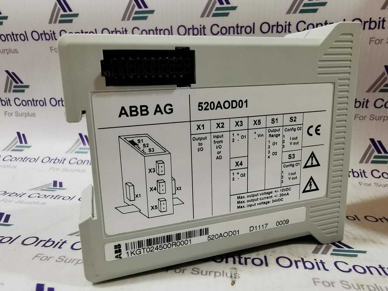 ABB 520AOD01 520AOD01 ABB 1KGT024500R0001 3