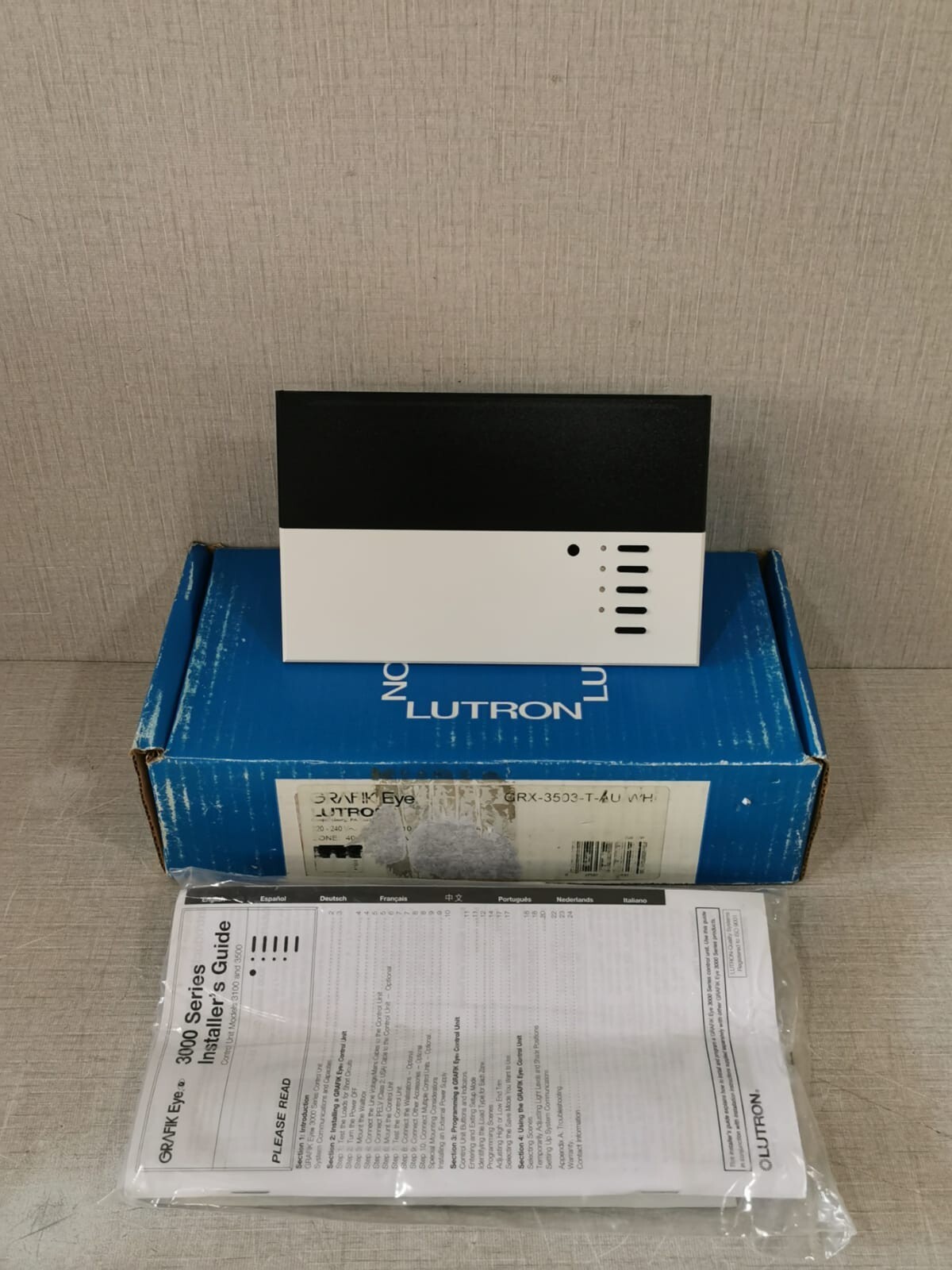 LUTRON GRX-3503-T-AU-WH GRAPHICS EYE 3000 SERIES ECU
