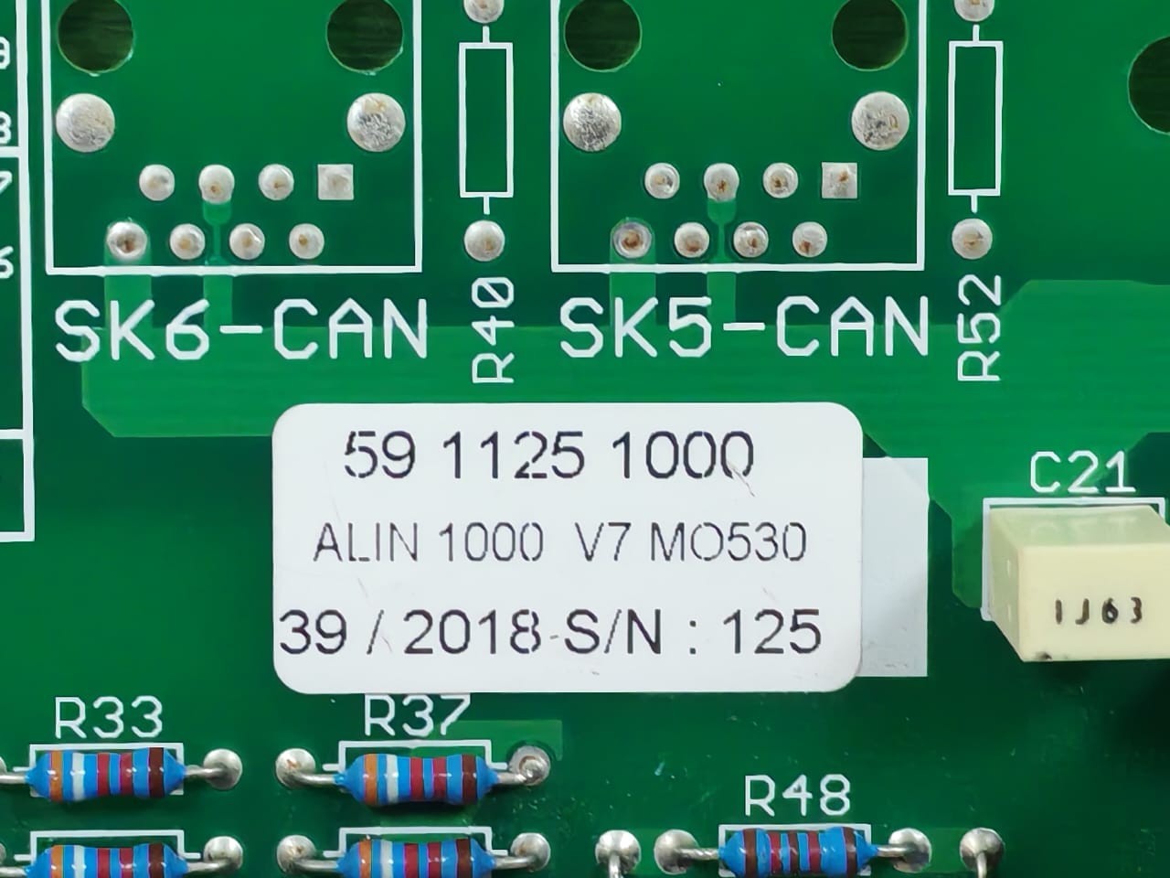 Allin ALIN-1000 ALIN SG1125-2 Circuit Board Board Alin 1000 V7 MO530 3