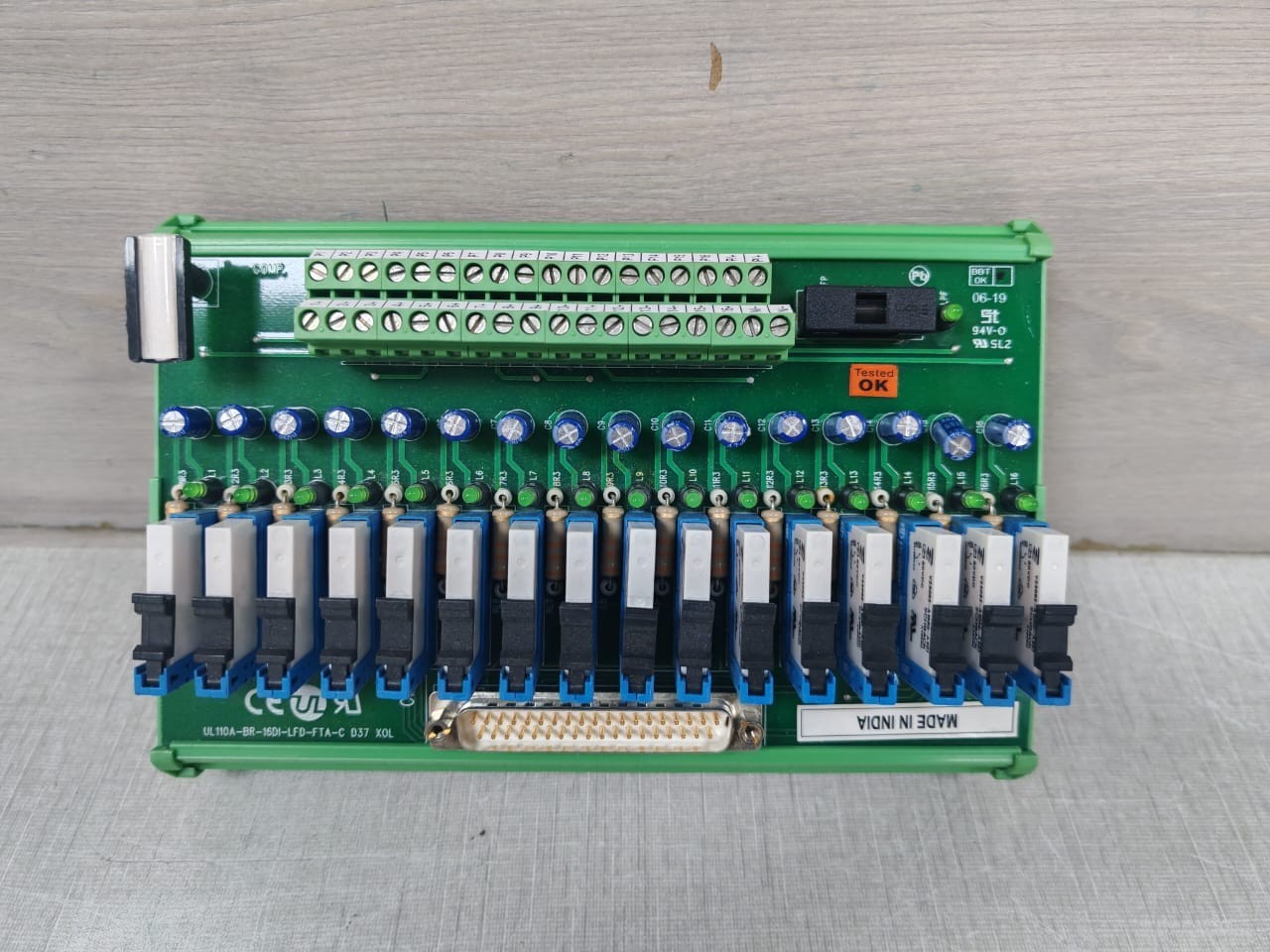UL GROUP UL110A-BR-16DI-LFT-FTA-C UL GROUP UL110A-BR-16DI-LFT-FTA-C D37 XOL MODULE 4