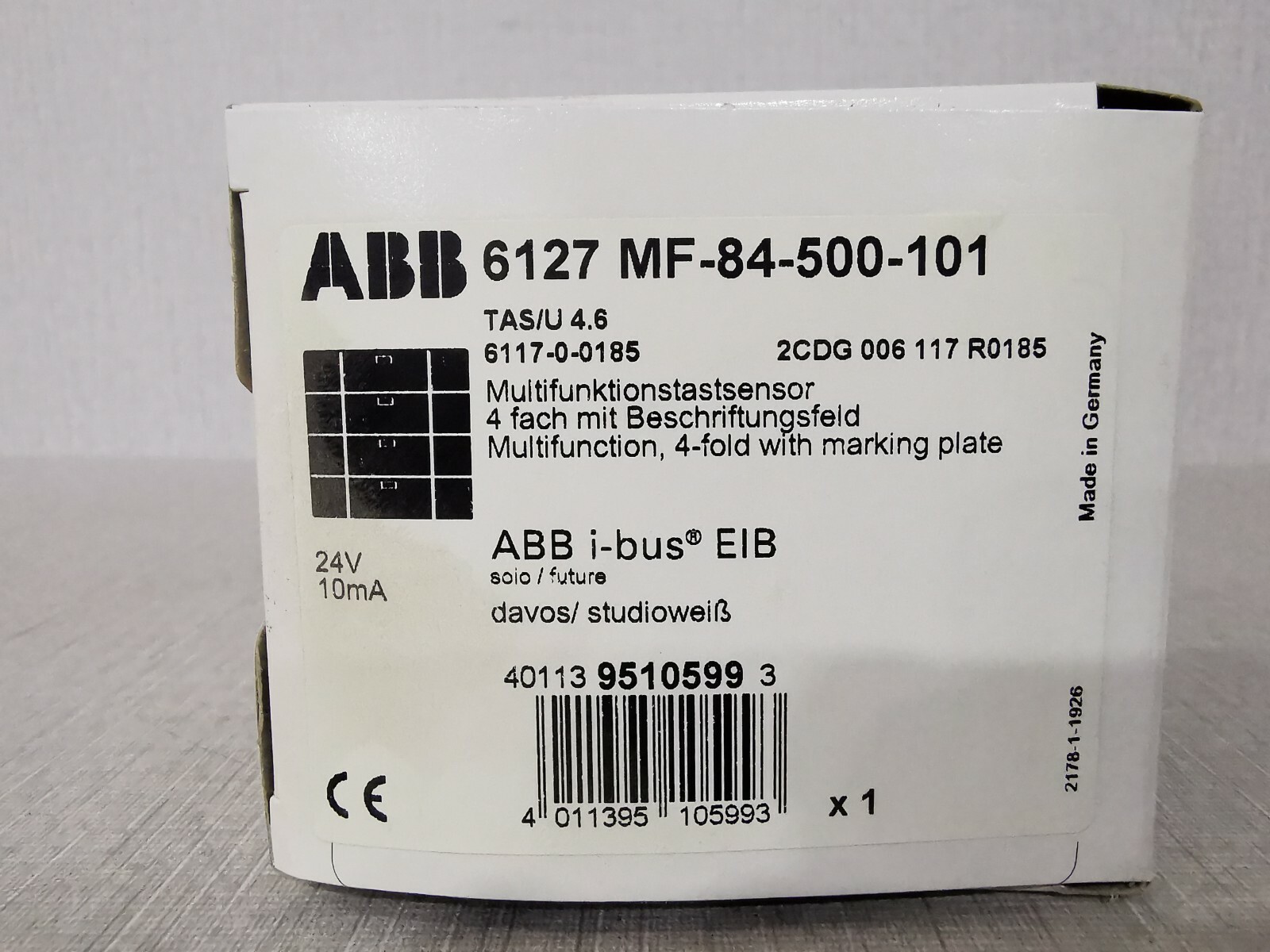 ABB FIG-6127 FIG 6127 MF-84-500-101 MARKING PLATES 6