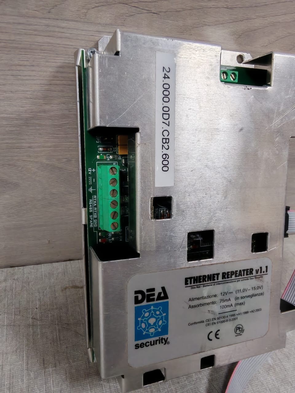 DEA 24.000.0D7.CB2.600 DEA ETHERNET REPEATER V1.1 24.000.0D7.CB2.600 Control Board 7