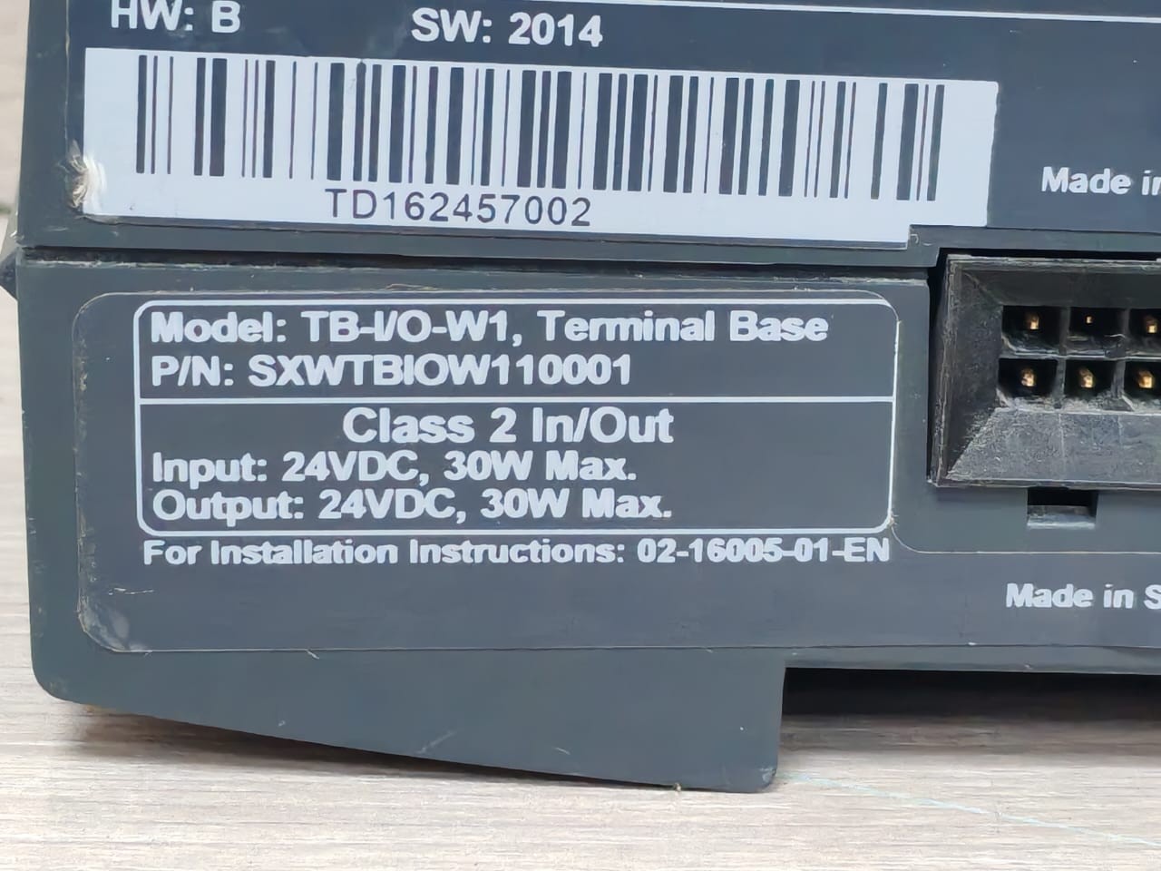 Schneider Electric DI-16 Schneider Electric DI-16 SmartX Controller SXWDI16XX10001 with TB-I/O-W1 Base 4