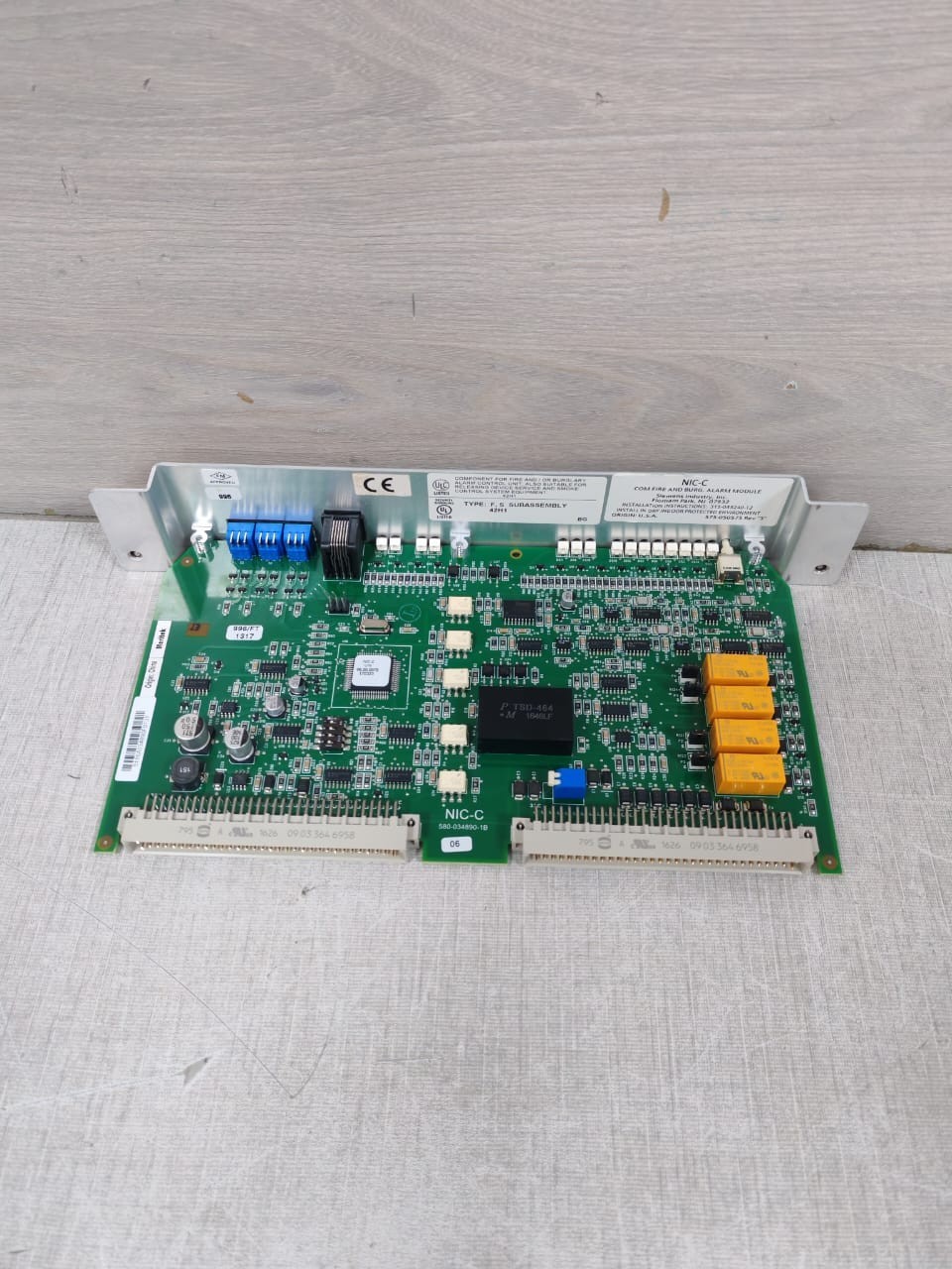 Siemens 580-034890-1B SIEMENS NIC-C 580-034890-1B MODULE 7