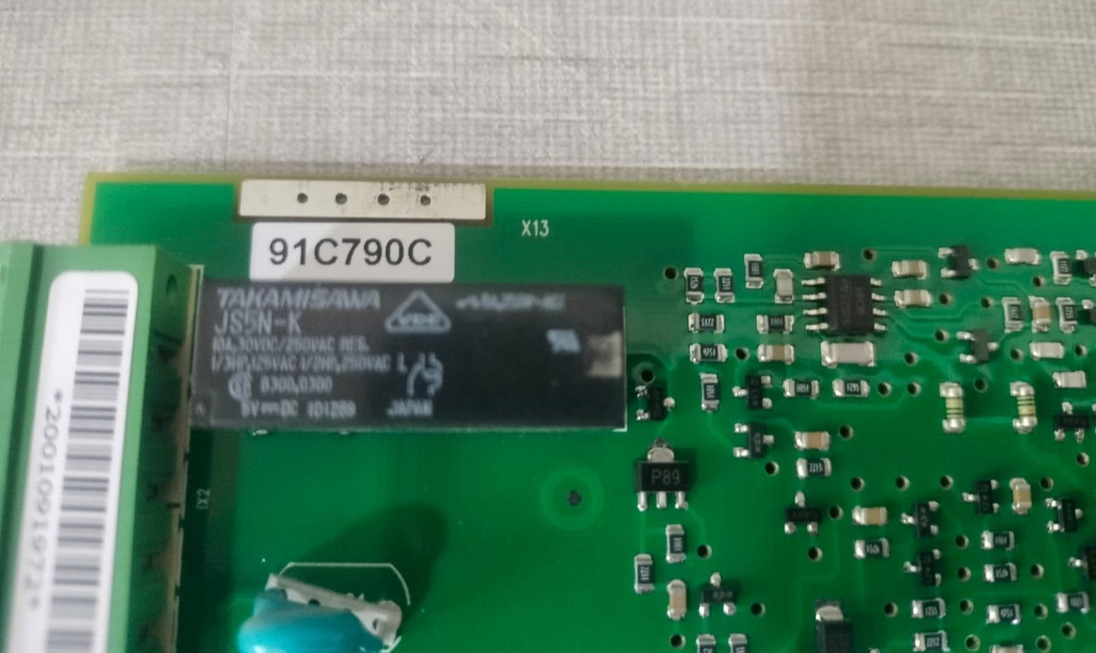 ABB MRK-002239 PRE 1 MRK 002239-BBr 01 / 1MRK002239BBr01 / SR91C790 POWER SUPPLY BOARD 5