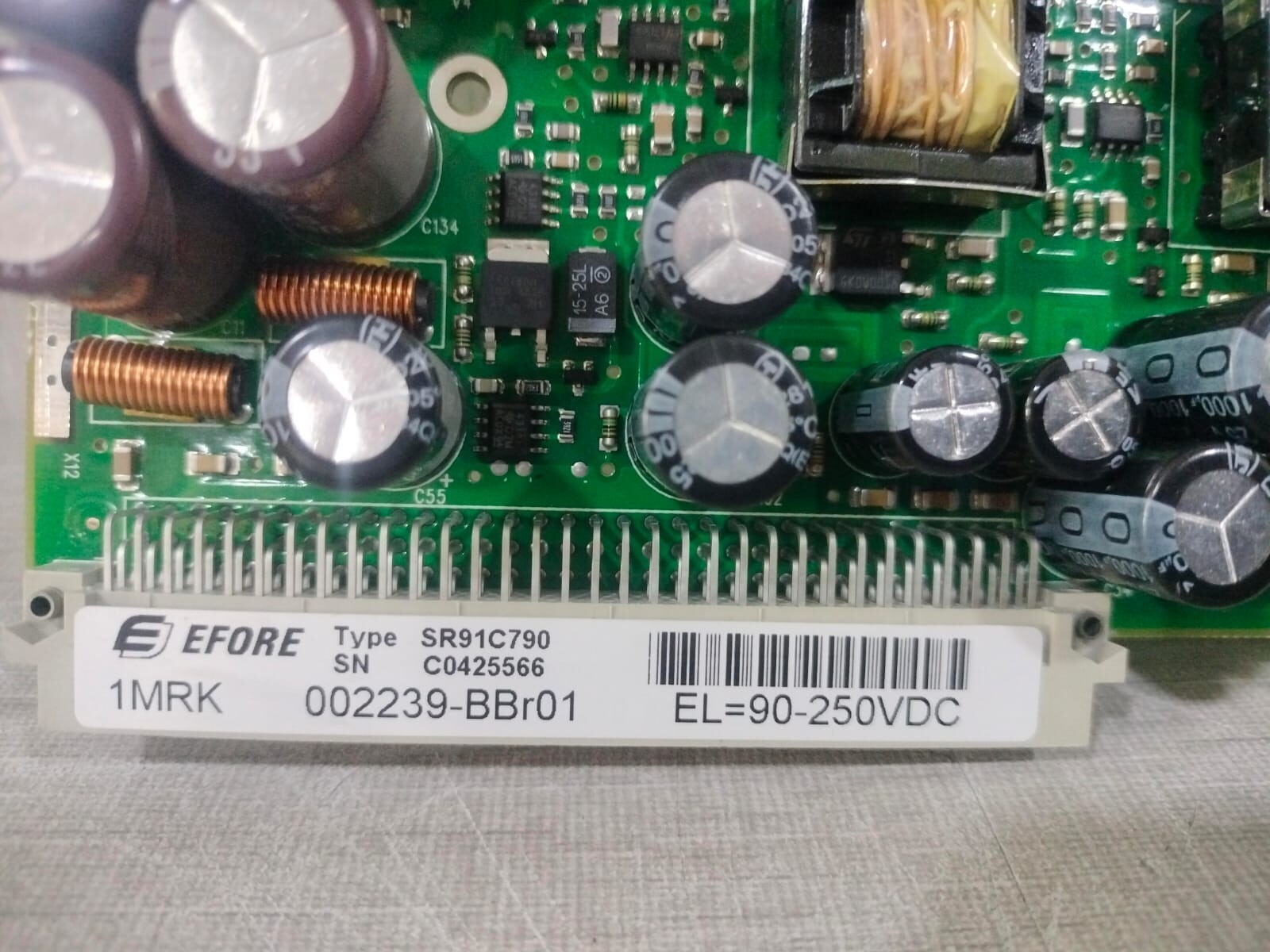 ABB MRK-002239 PRE 1 MRK 002239-BBr 01 / 1MRK002239BBr01 / SR91C790 POWER SUPPLY BOARD 6