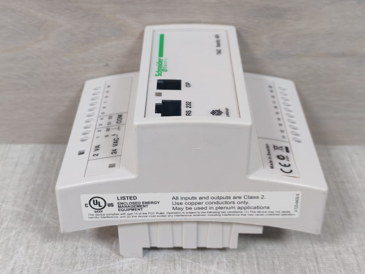 Schneider Electric XENTA-401 Schneider Electric Tac Xenta 401 Programmable Controller 007301012 6