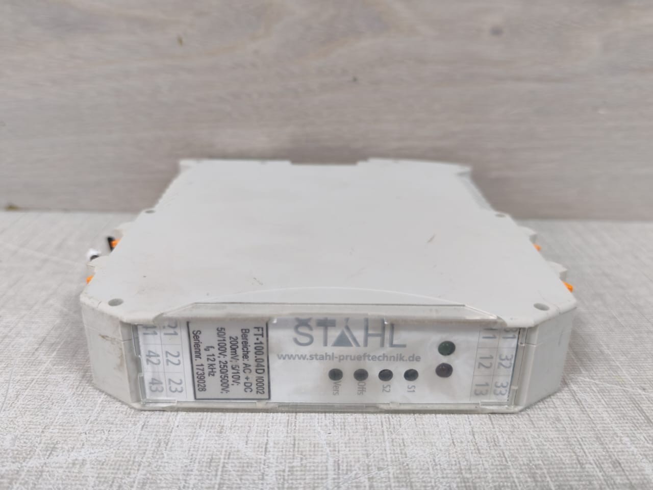 R. STAHL FT-100 Steel FT-100.04D Signal Separator FT-100 8