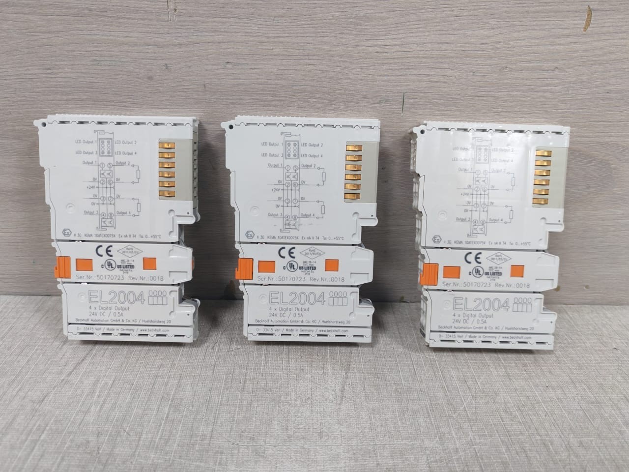 Beckhoff EL2004 BECKHOFF EL2004 DIGITAL OUTPUT MODULE 3