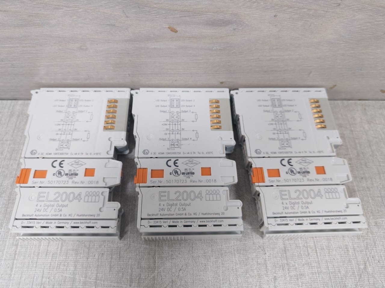 Beckhoff EL2004 BECKHOFF EL2004 DIGITAL OUTPUT MODULE 5