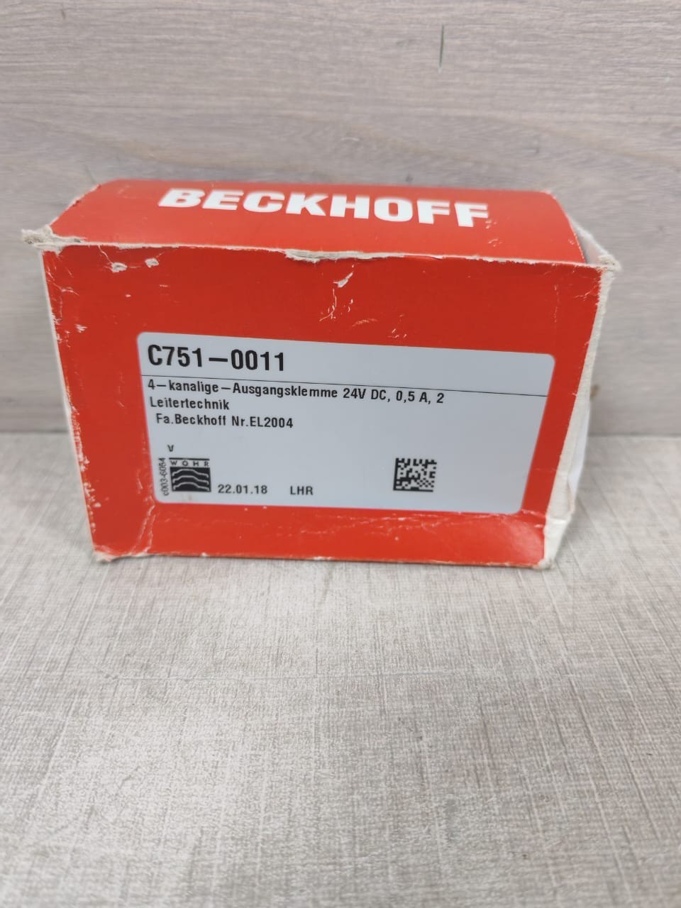 Beckhoff EL2004 BECKHOFF EL2004 DIGITAL OUTPUT MODULE 10