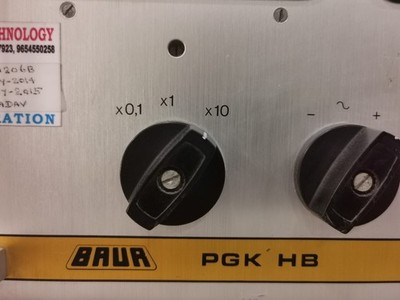BAUR PGK-70 BAUR PGK 70 HB-83101206B/83101206H -220V/50Hz 50KVAC/70KVDC HV Test Kit 5