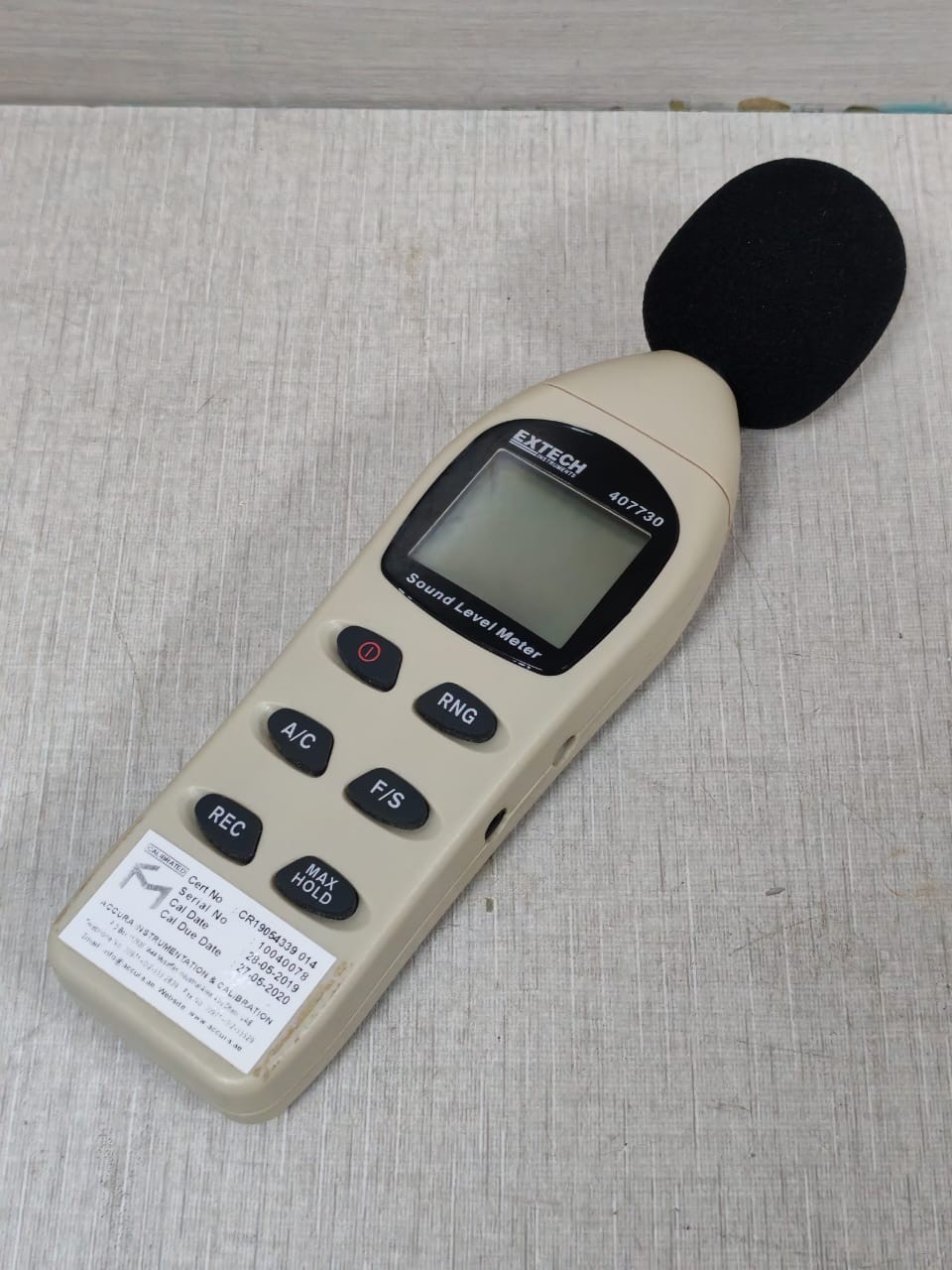 Extech 407730 EXTECH 407730 DIGITAL SOUND LEVEL METER - TESTED & TESTED 7