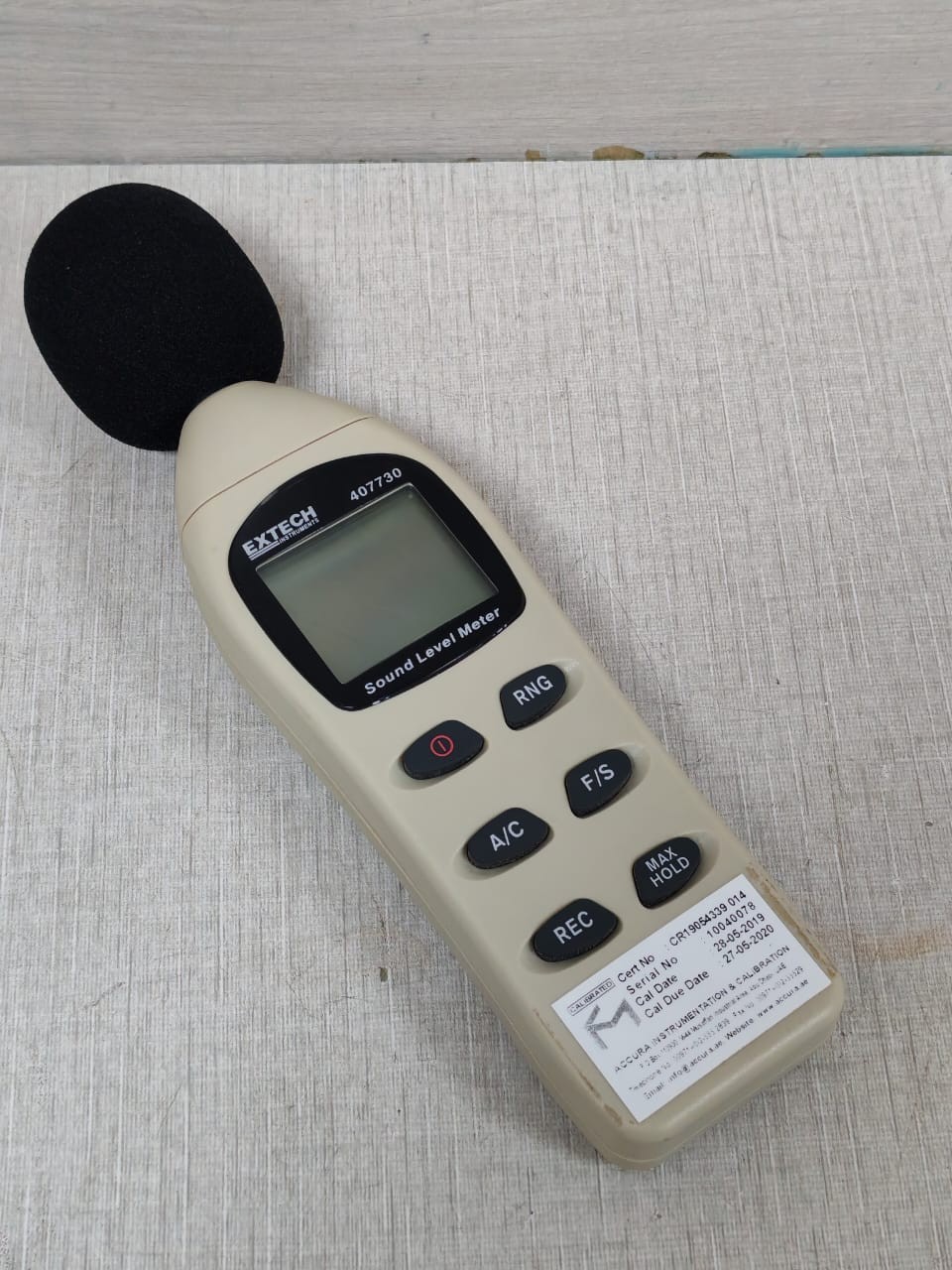 Extech 407730 EXTECH 407730 DIGITAL SOUND LEVEL METER - TESTED & TESTED 8