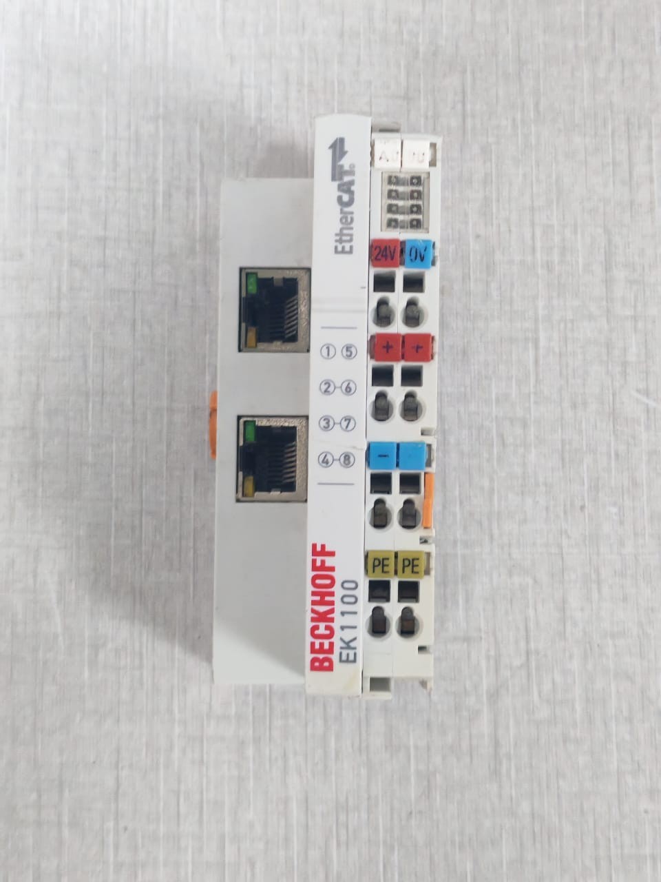 Beckhoff EK1100 BECKHOFF EK1100 ETHERCAT COUPLER INTERFACE MODULE 24V 5