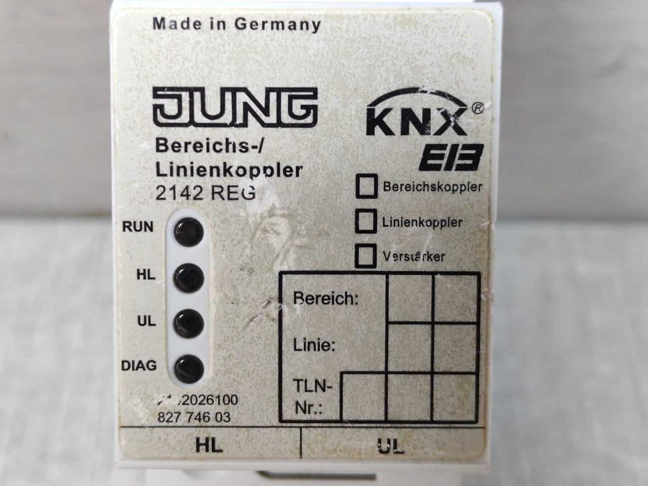 Jung 2142-REG JUMP RANGE / LINE COUPLING 2142 REG 2