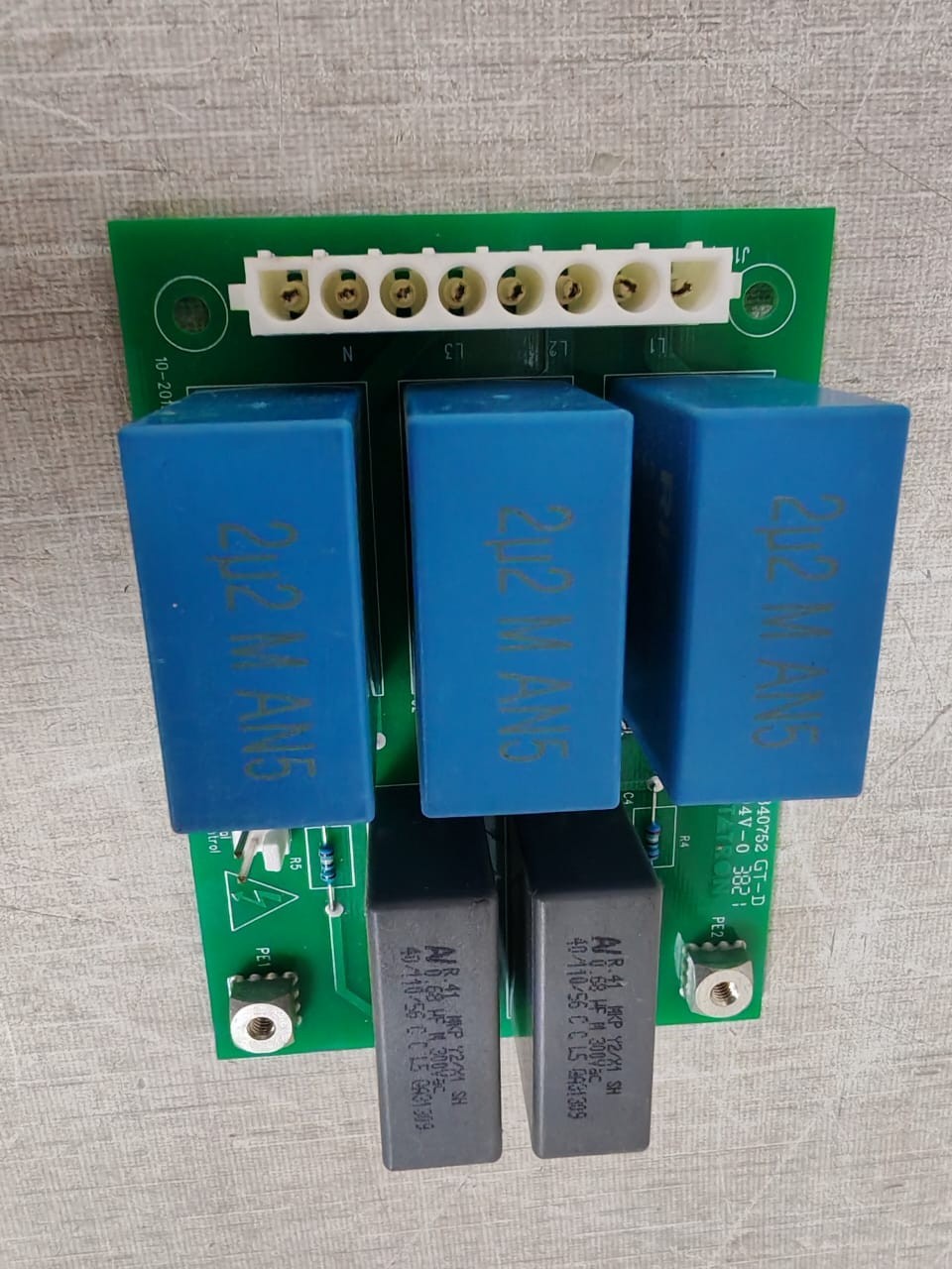STATRON GT-D-3821 STATRON RFI FILTER EMC 3PH 480VAC V1.00 94V-0 GT-D 3821 2