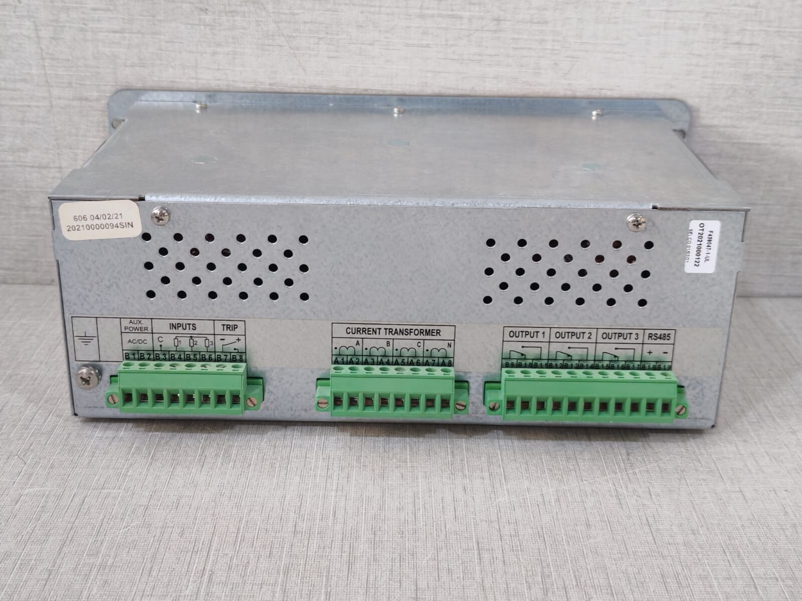 FANOX SIA-B Fanox SIA-B Dual Powered OC and EF Relay 9