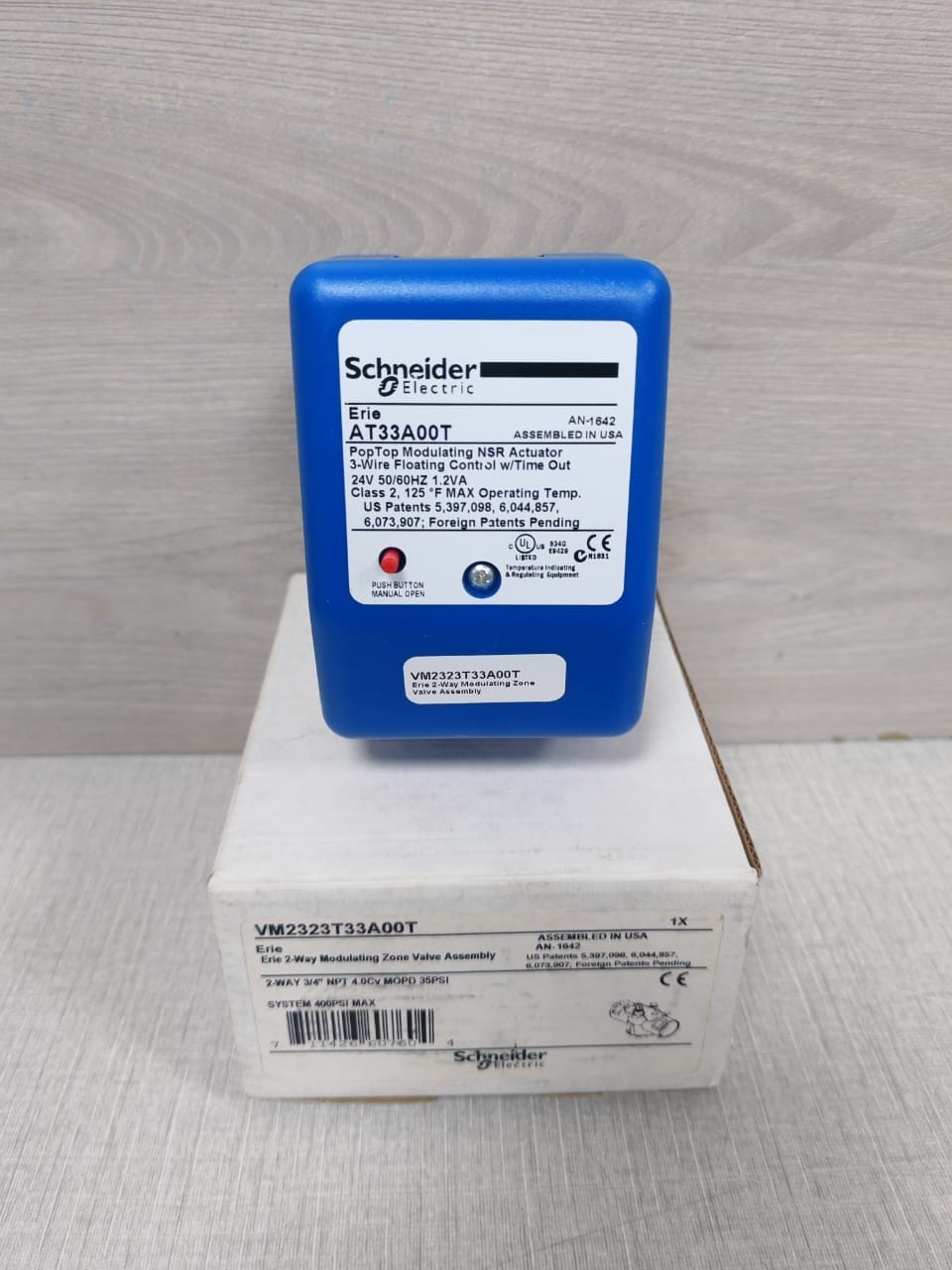 Schneider Electric VM2323T33A00T/AT33A00T Schneider Electric VM2323T33A00T/AT33A00T Erie 2-Way Modulating Zone Valve 2