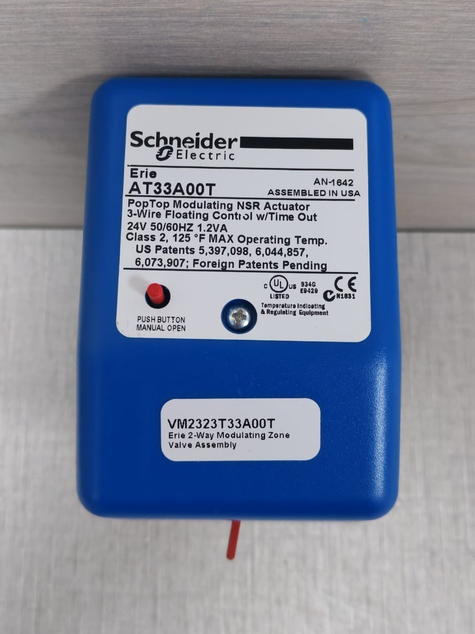 Schneider Electric VM2323T33A00T/AT33A00T Schneider Electric VM2323T33A00T/AT33A00T Erie 2-Way Modulating Zone Valve 3