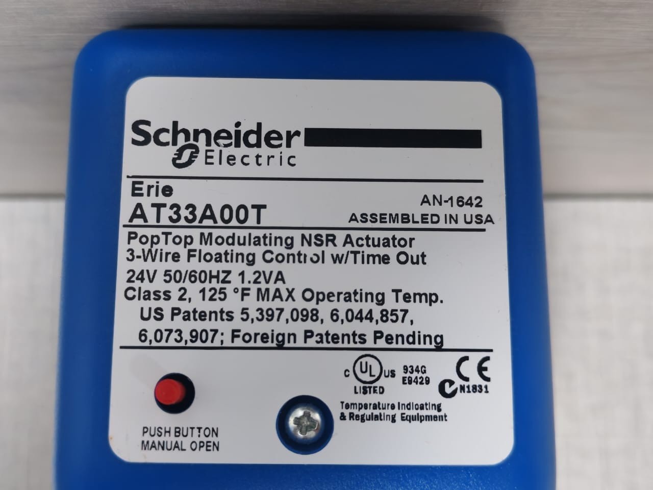 Schneider Electric VM2323T33A00T/AT33A00T Schneider Electric VM2323T33A00T/AT33A00T Erie 2-Way Modulating Zone Valve 5
