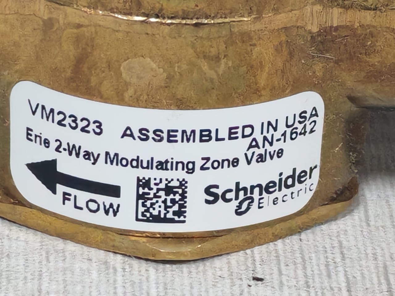 Schneider Electric VM2323T33A00T/AT33A00T Schneider Electric VM2323T33A00T/AT33A00T Erie 2-Way Modulating Zone Valve 7