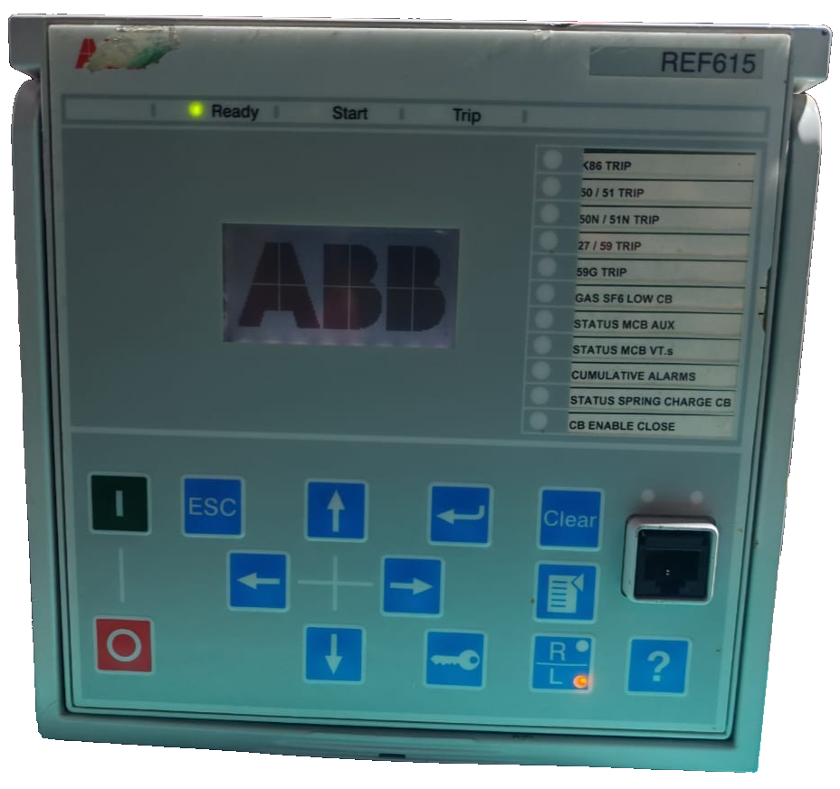 ABB HBFNAEGABC1ANA11G ABB REF615E_1G HBFNAEGABC1ANA11G FEEDER PROTECTION RELAY NO BACK COVER 2