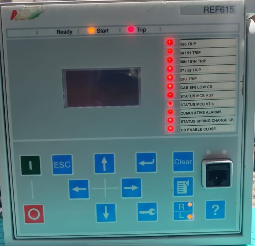 ABB HBFNAEGABC1ANA11G ABB REF615E_1G HBFNAEGABC1ANA11G FEEDER PROTECTION RELAY NO BACK COVER 3