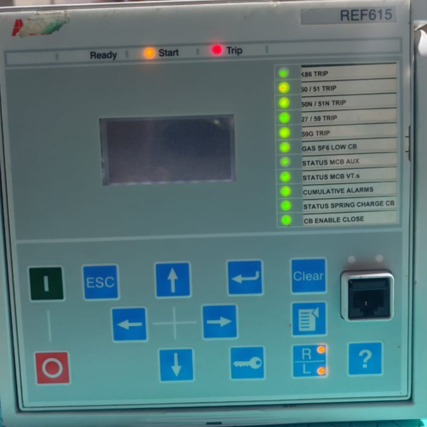 ABB HBFNAEGABC1ANA11G ABB REF615E_1G HBFNAEGABC1ANA11G FEEDER PROTECTION RELAY NO BACK COVER 4