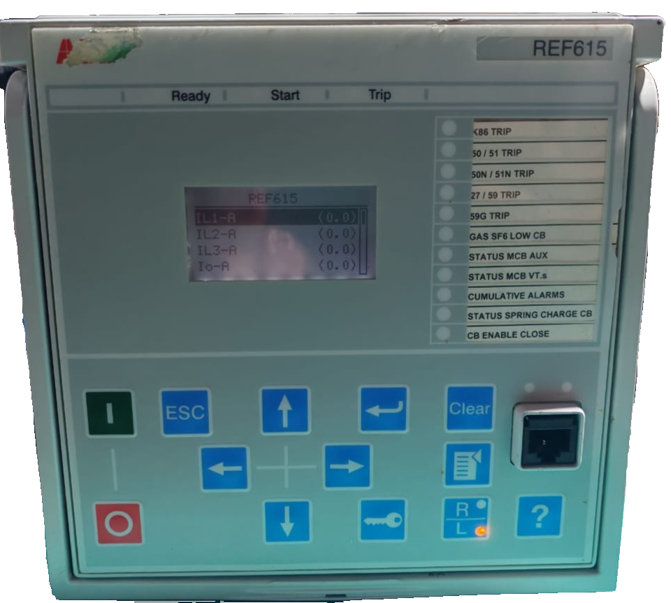 ABB HBFNAEGABC1ANA11G ABB REF615E_1G HBFNAEGABC1ANA11G FEEDER PROTECTION RELAY NO BACK COVER 7