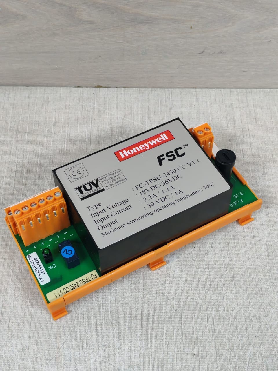 Honeywell TPSU-2430 HONEYWELL FC-TPSU-2430 CC V1.1 / MCS0301D01 POWER SUPPLY CONVERTER 4
