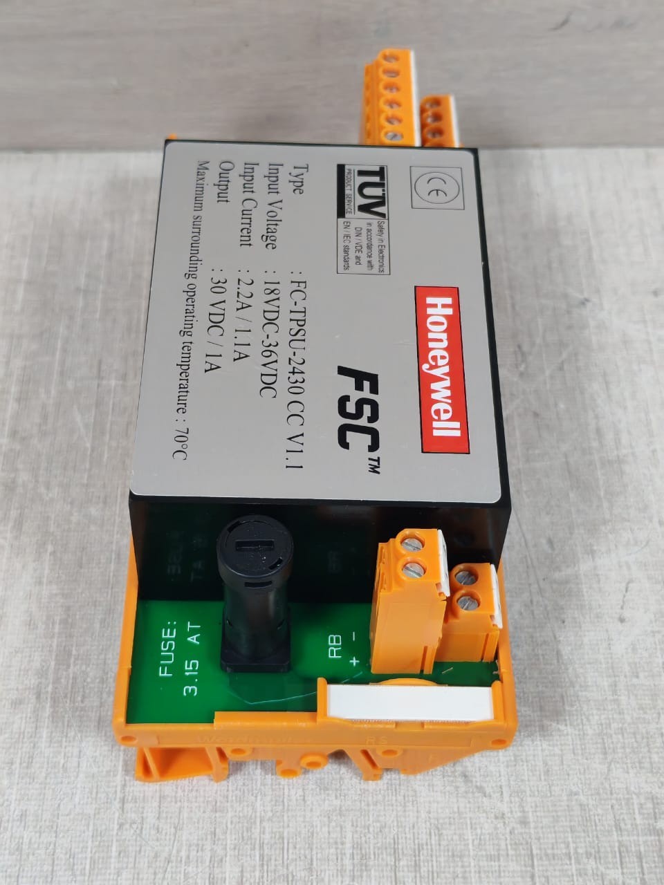 Honeywell TPSU-2430 HONEYWELL FC-TPSU-2430 CC V1.1 / MCS0301D01 POWER SUPPLY CONVERTER 7