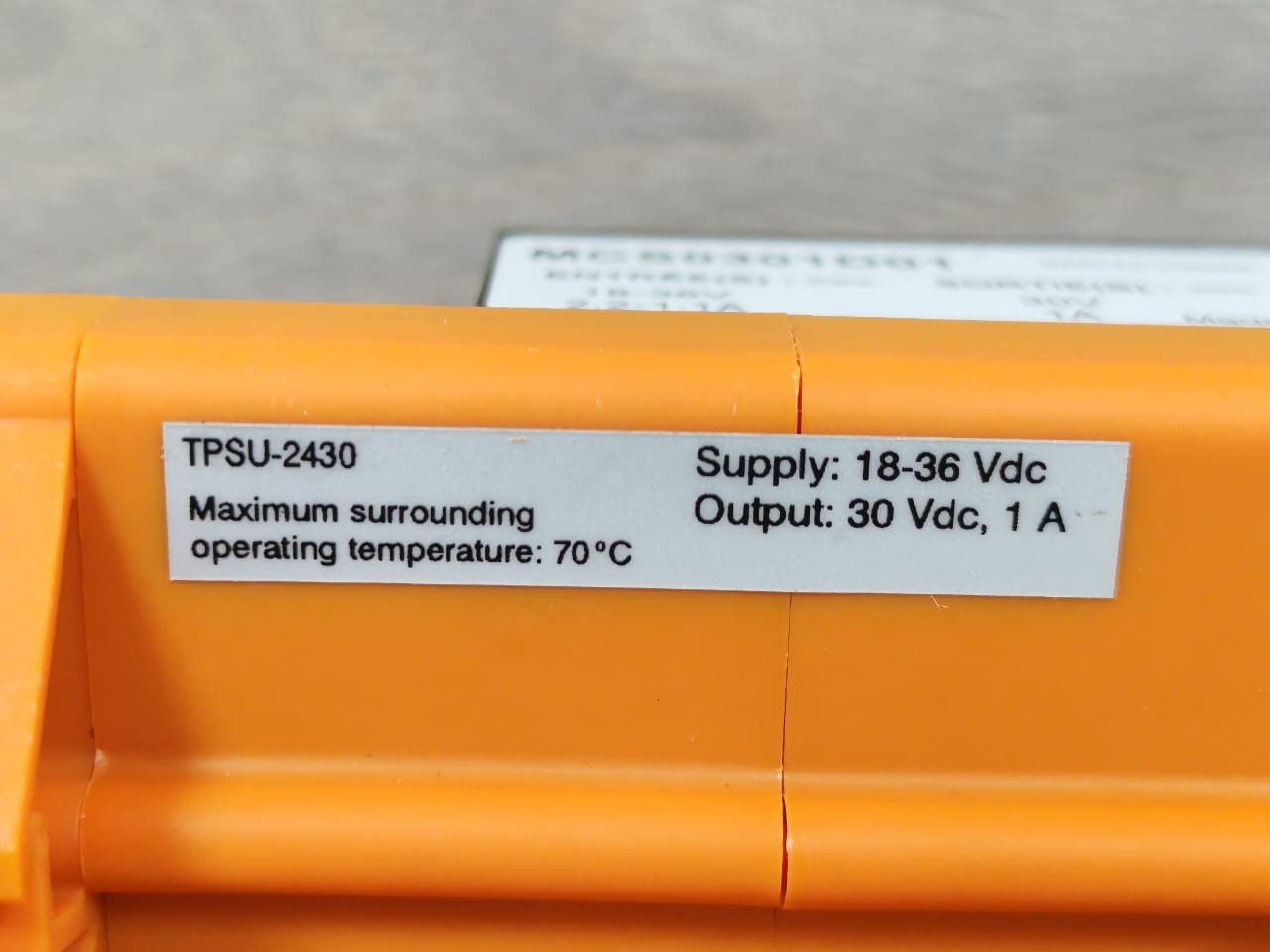 Honeywell TPSU-2430 HONEYWELL FC-TPSU-2430 CC V1.1 / MCS0301D01 POWER SUPPLY CONVERTER 9