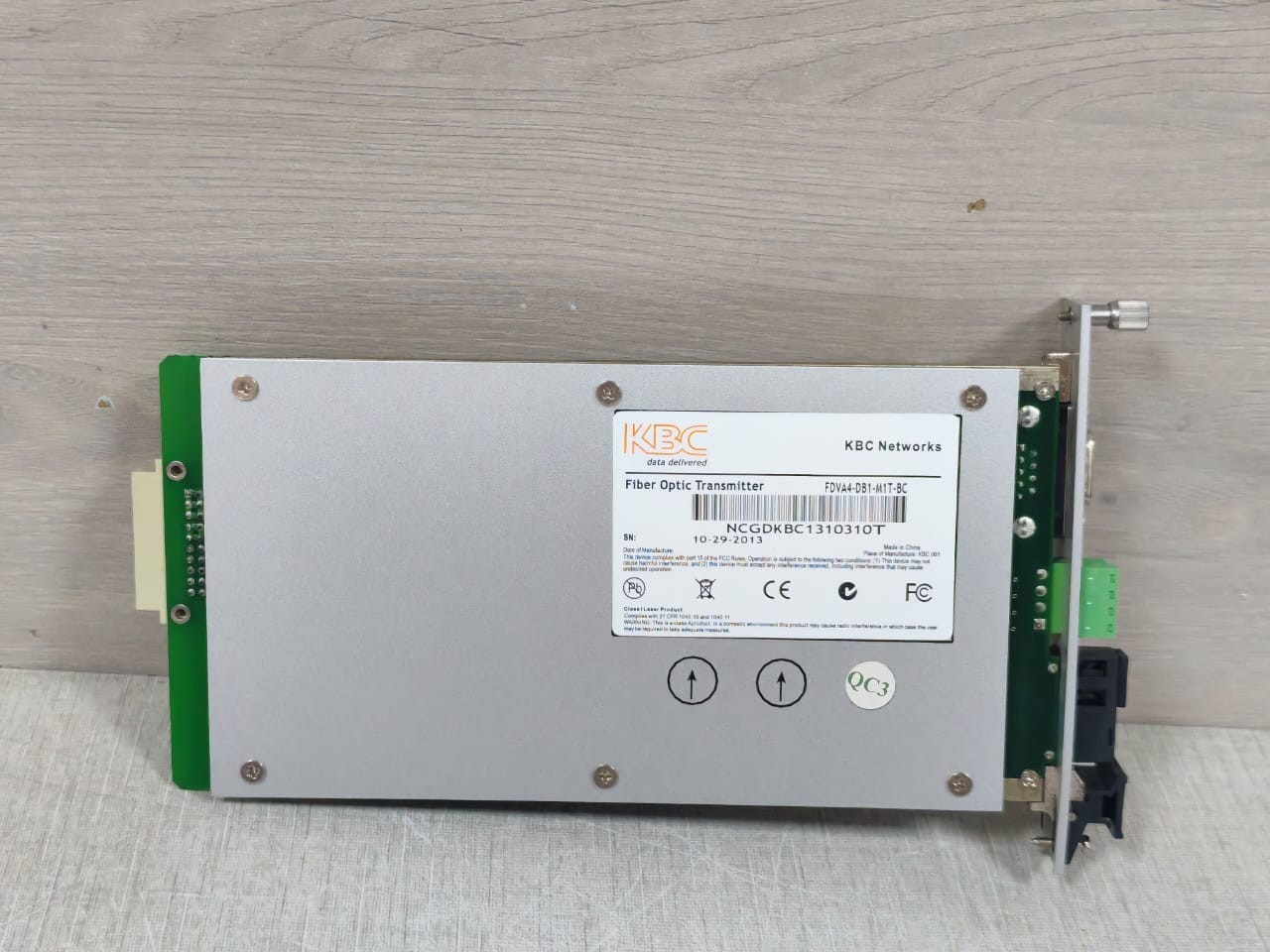 KBC Networks FDVA4-DB1-M1T-BC KBC Networks FDVA4-DB1-M1T-BC Fiber Optic Transmitter 6