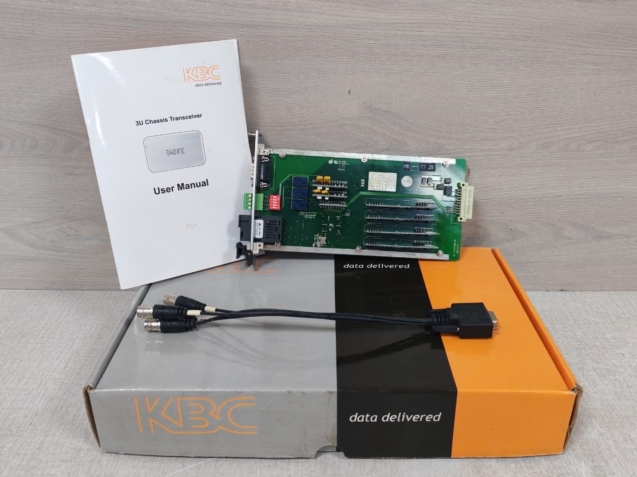 KBC Networks FDVA4-DB1-M1T-BC Fiber Optic Transmitter