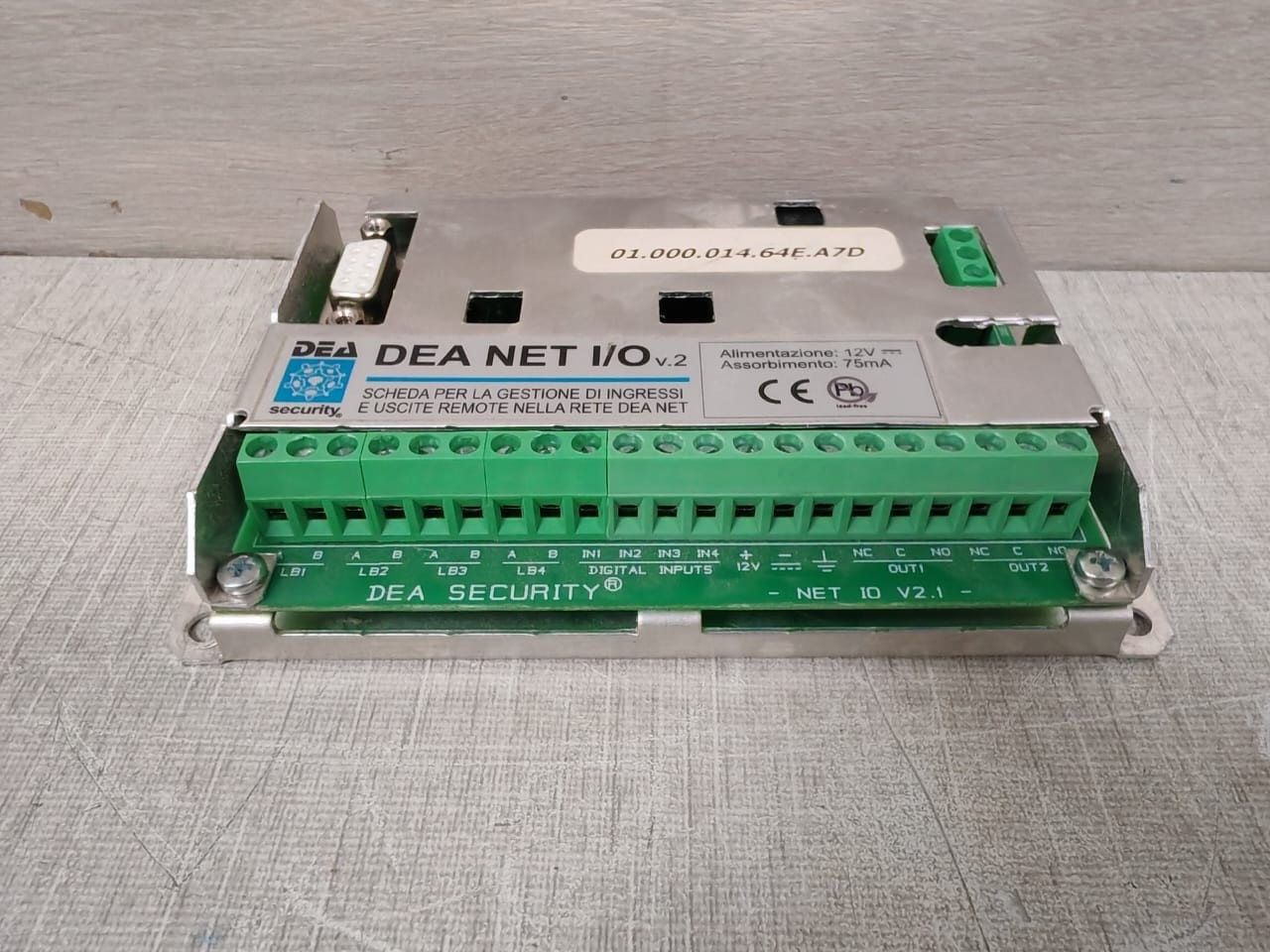 DEA 01.000.014.64E.A7D DEA NET I/O V.2 01.000.014.64E.A7D Control Board 4