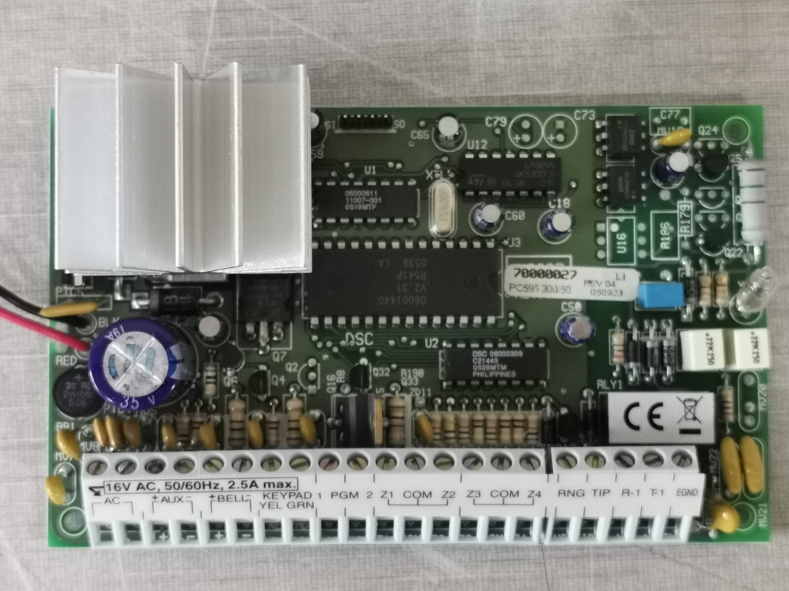 DSC PC585 DSC PC585 - 300/50 Alarm Security System Motherboard 4