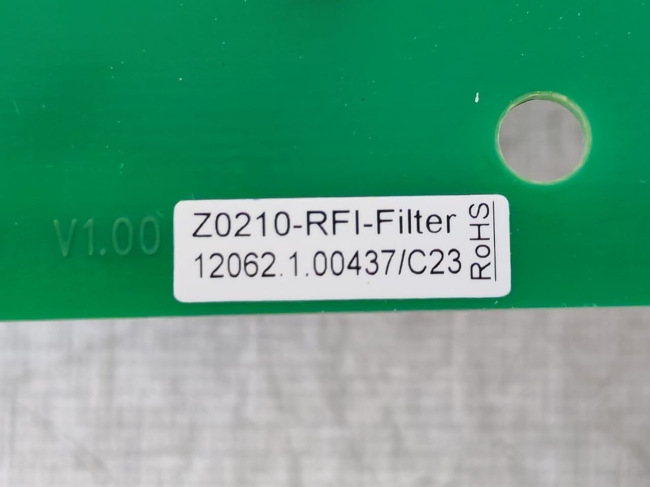 STATRON Z0210 STATRON Z0210 RFI FILTER EMC 3PH 480VAC V1.00 94V-0 GT-1A 2822 2