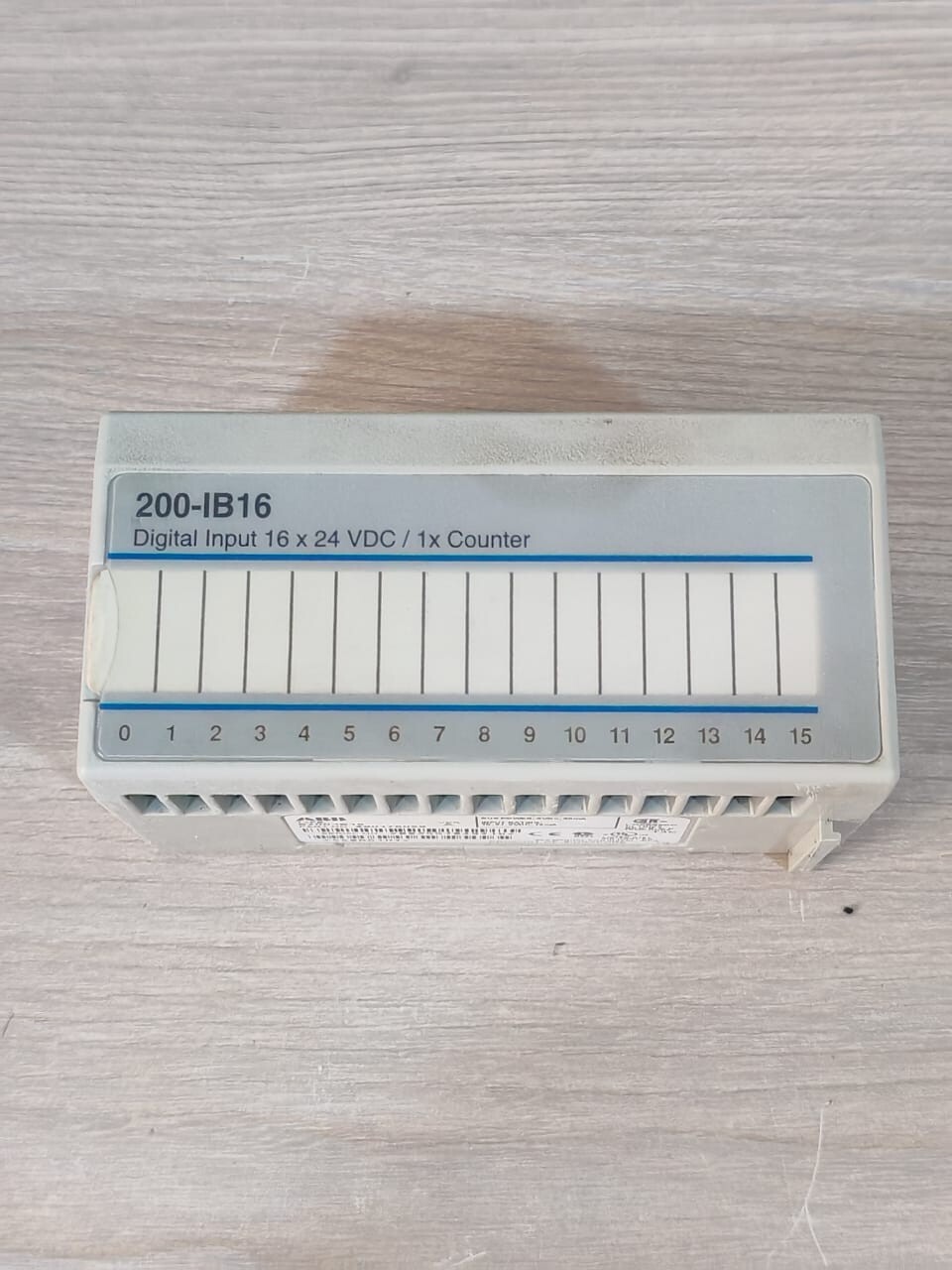 ABB INPUT-16 ABB S200-IB16 & S200-TB3 DIGITAL INPUT 16 X 24VDC/1X COUNTER 3
