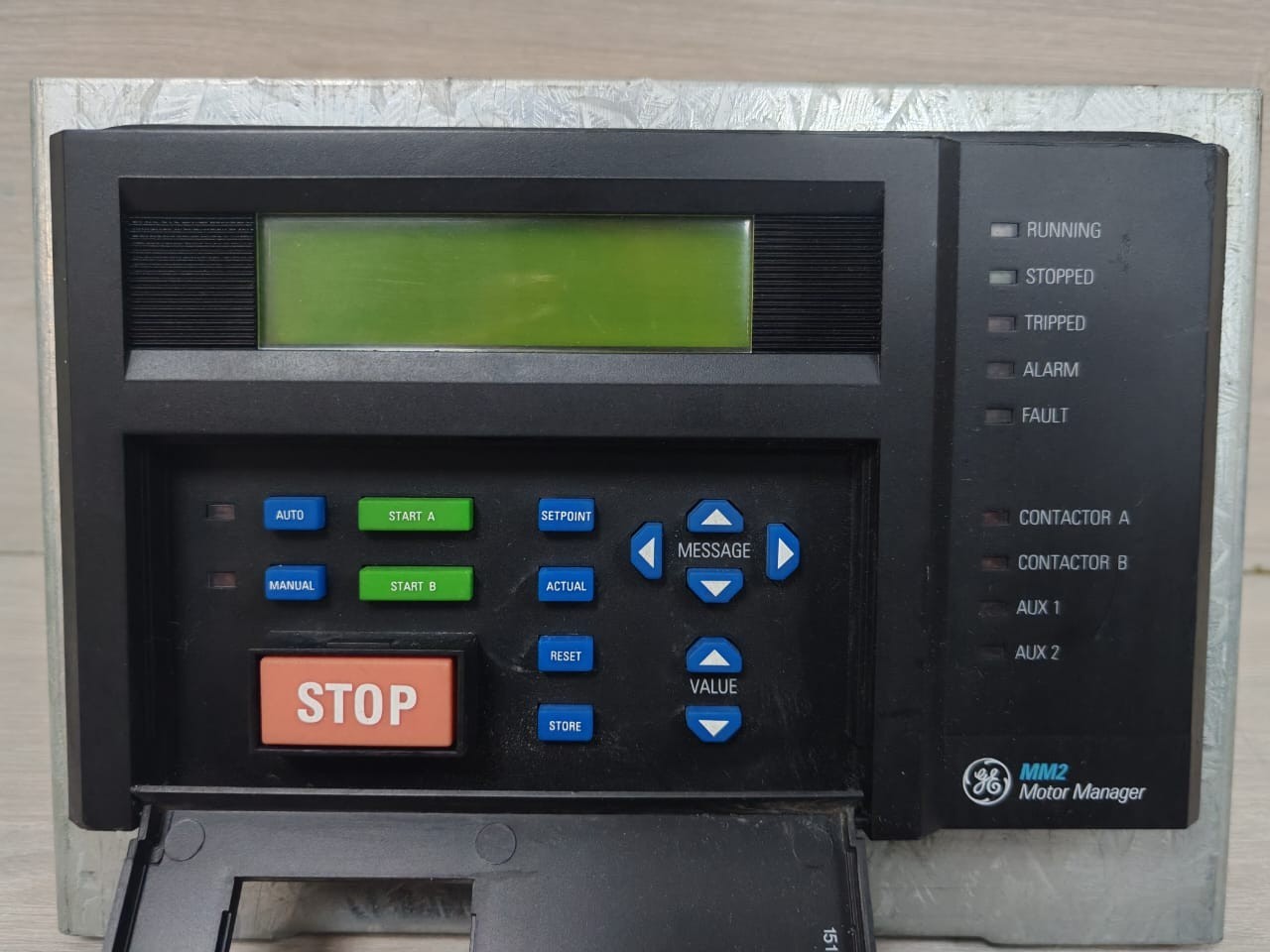 GE 60E511C4.000 GE MM2 MMII-PD-1-2-240 F/W:60E511C4.000 240 VAC MOTOR MANAGER II - TESTED & 8